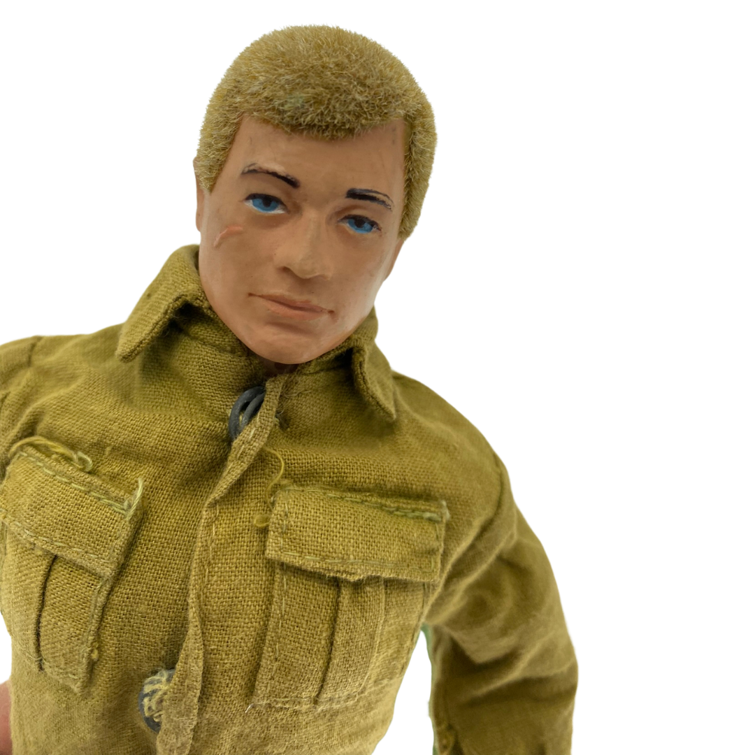 Vintage Action Man figure & Australian Jungle Fighter Parts & Outfit Palitoy