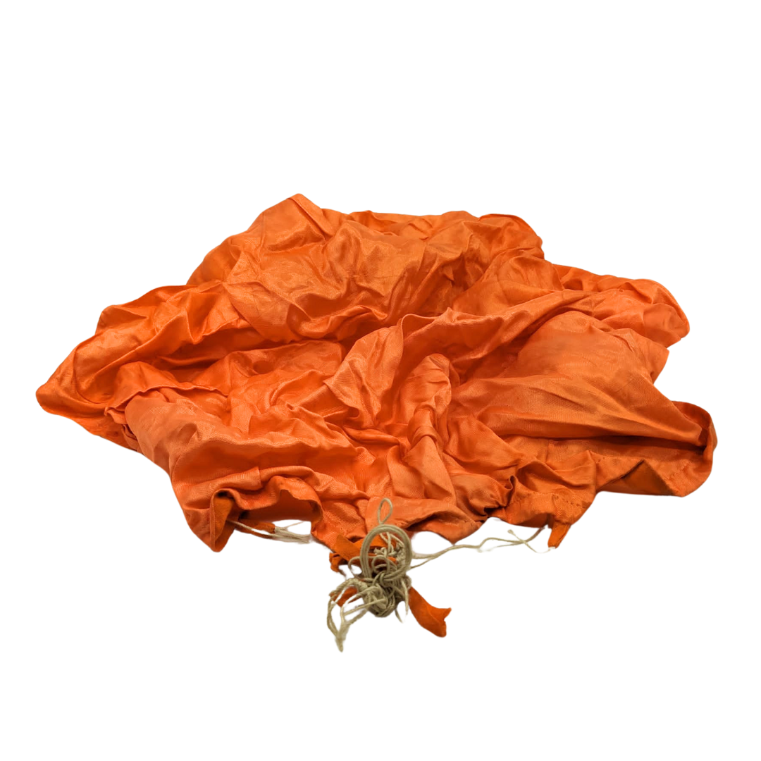 Vintage Action Man Red Devils Orange Parachute with string