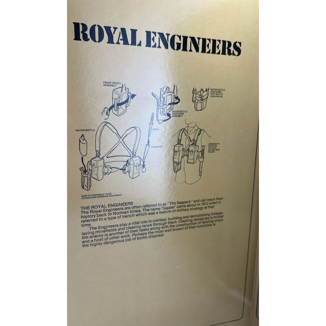 Action Man Royal Engineers MOC mint on card VAM