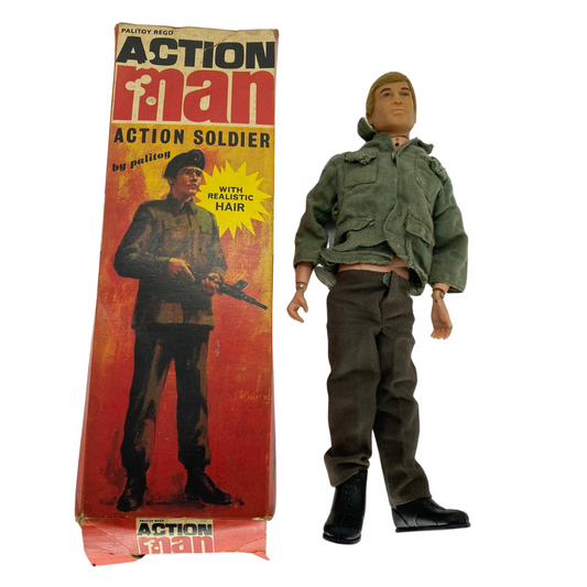 Action Man Palitoy with box and figure