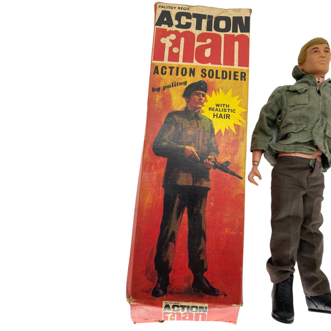 Action Man Palitoy with box and figure