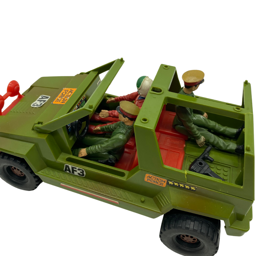 Action Force AF3 Vehicle complete First Series some cracks 3 figs included 305