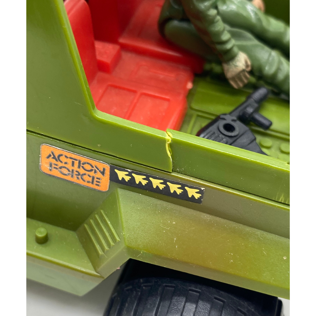 Action Force AF3 Vehicle complete First Series some cracks 3 figs included 305