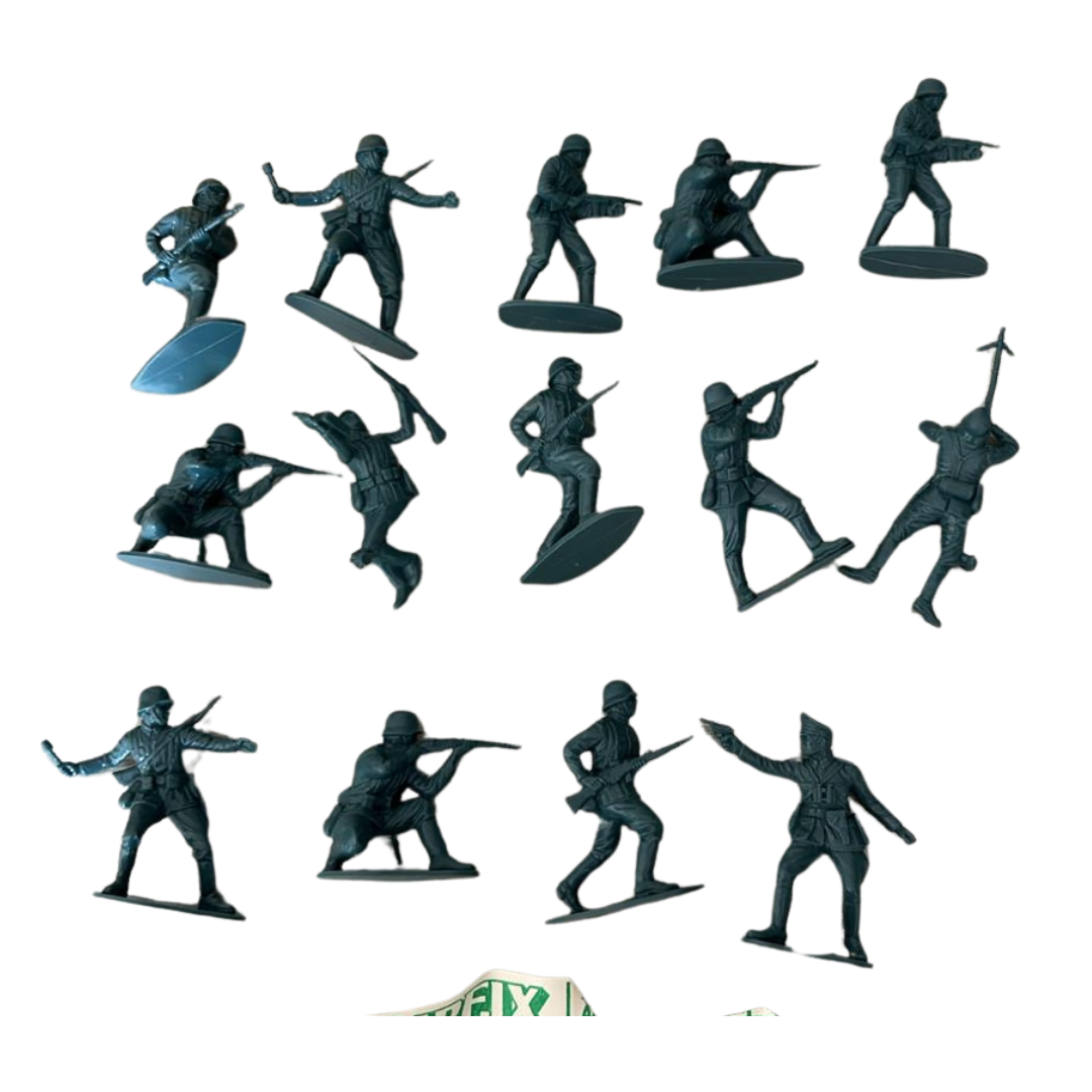 Airfix model figures German Infantry soldiers (14) with box