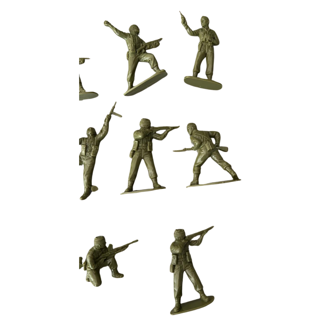 Airfix model figures British Commandos soldiers (14) with box