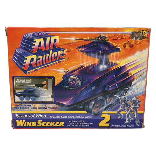 Air Raiders Wind Seeker in box with unused contents by Hasbro not complete 1E