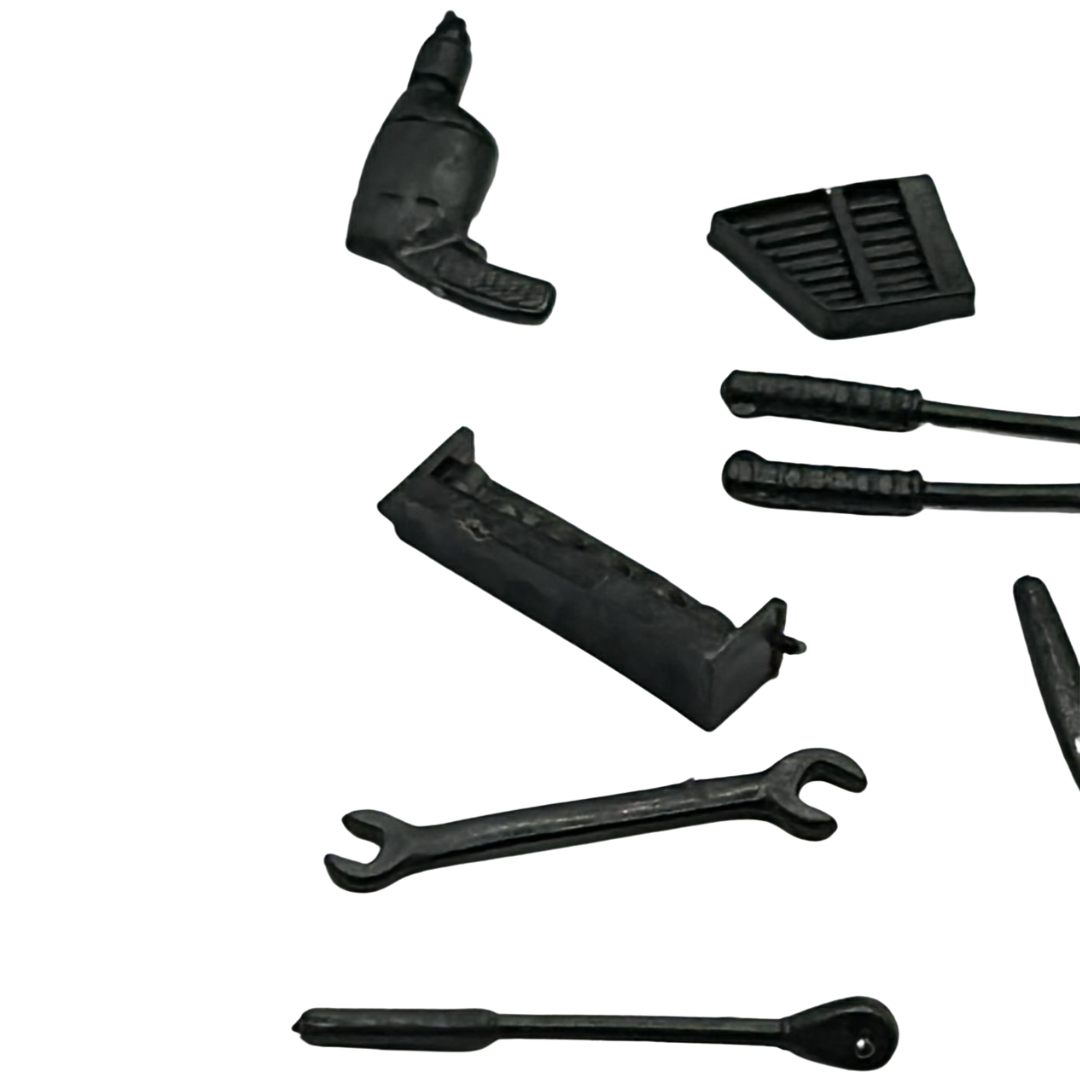 A-Team Mr T / BA Baracus tool box, strap & tools (damaged strap pin) 944