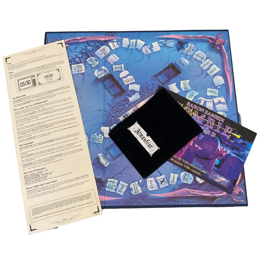 Atmosphere the Original Video Board Game 1991 Vintage Complete