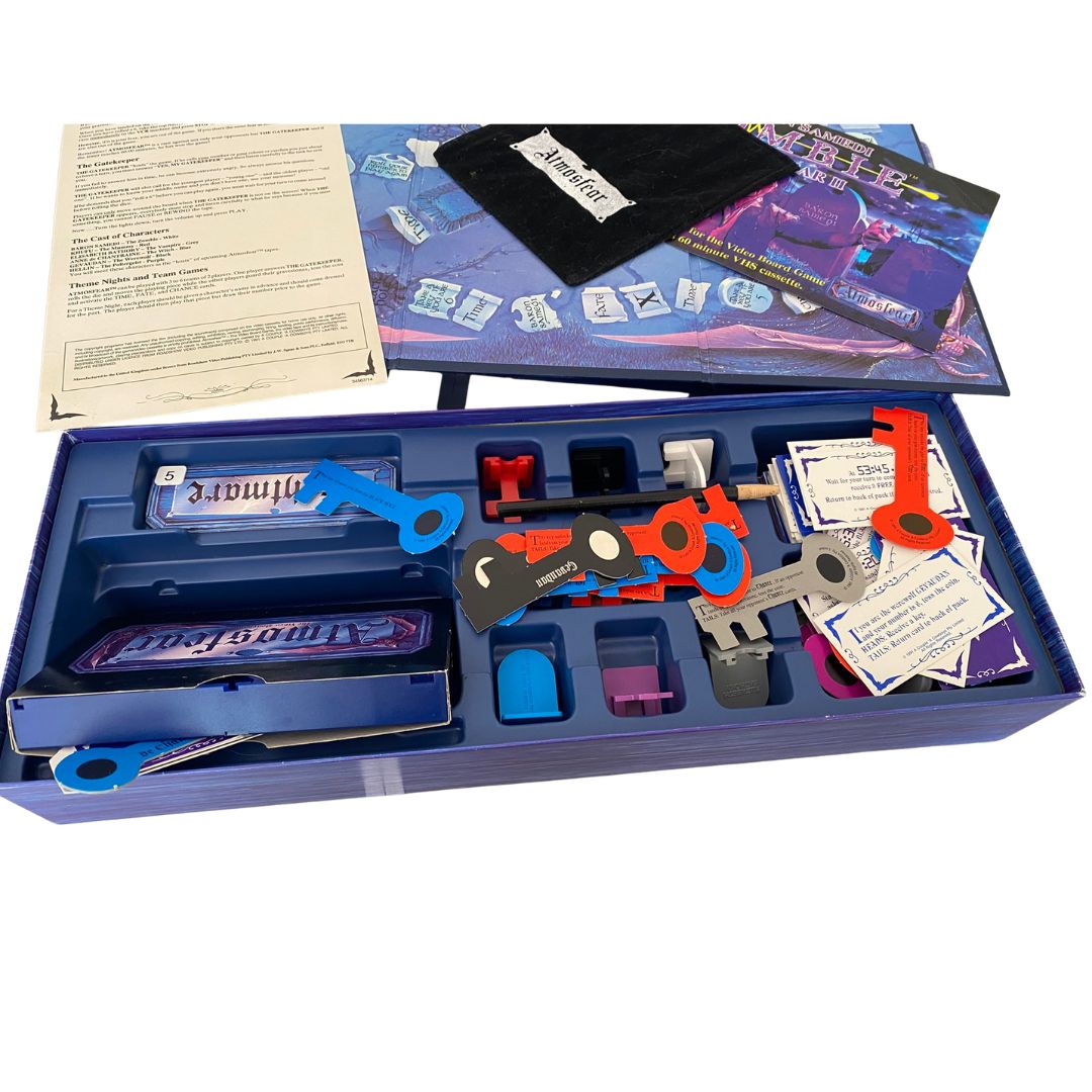 Atmosphere the Original Video Board Game 1991 Vintage Complete