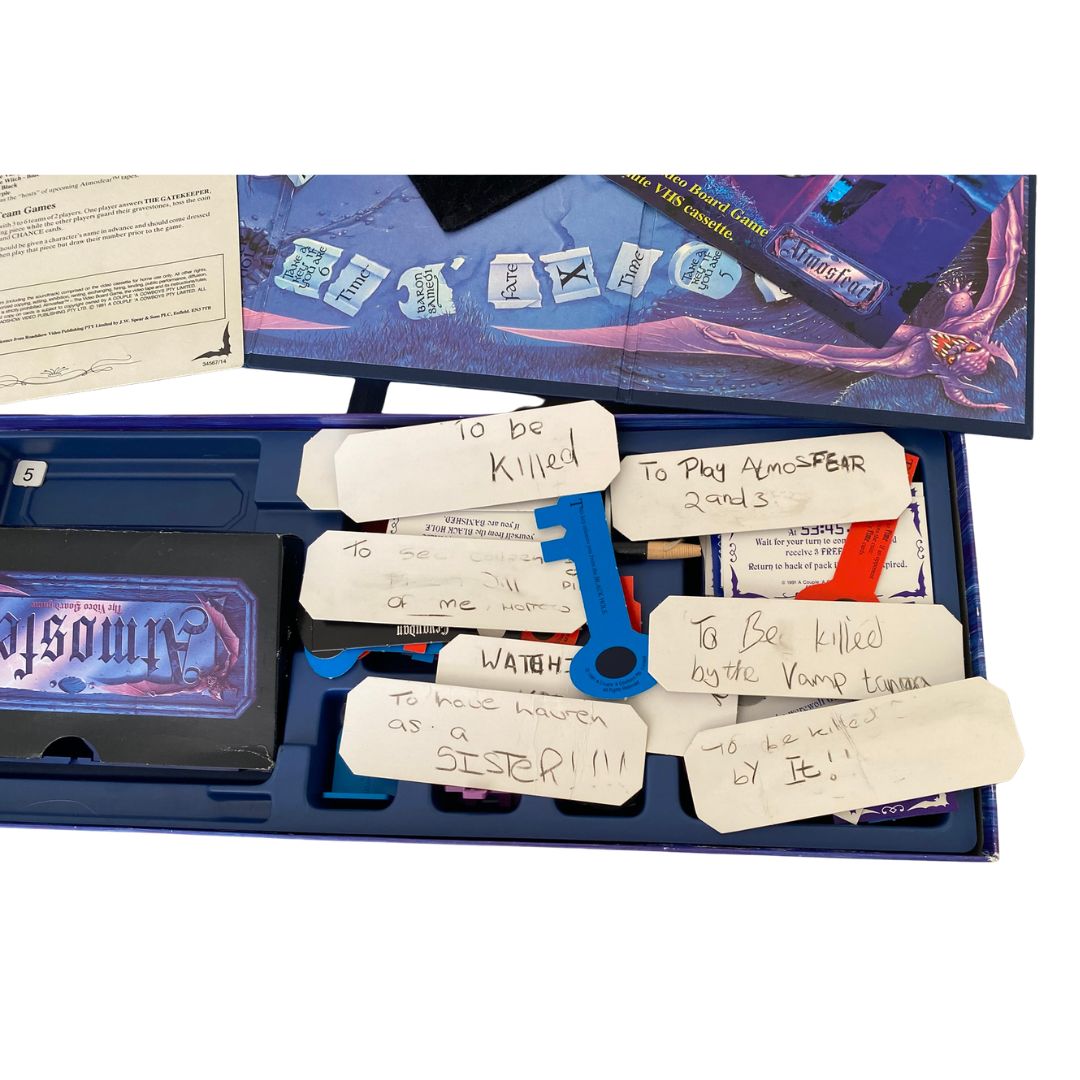 Atmosphere the Original Video Board Game 1991 Vintage Complete