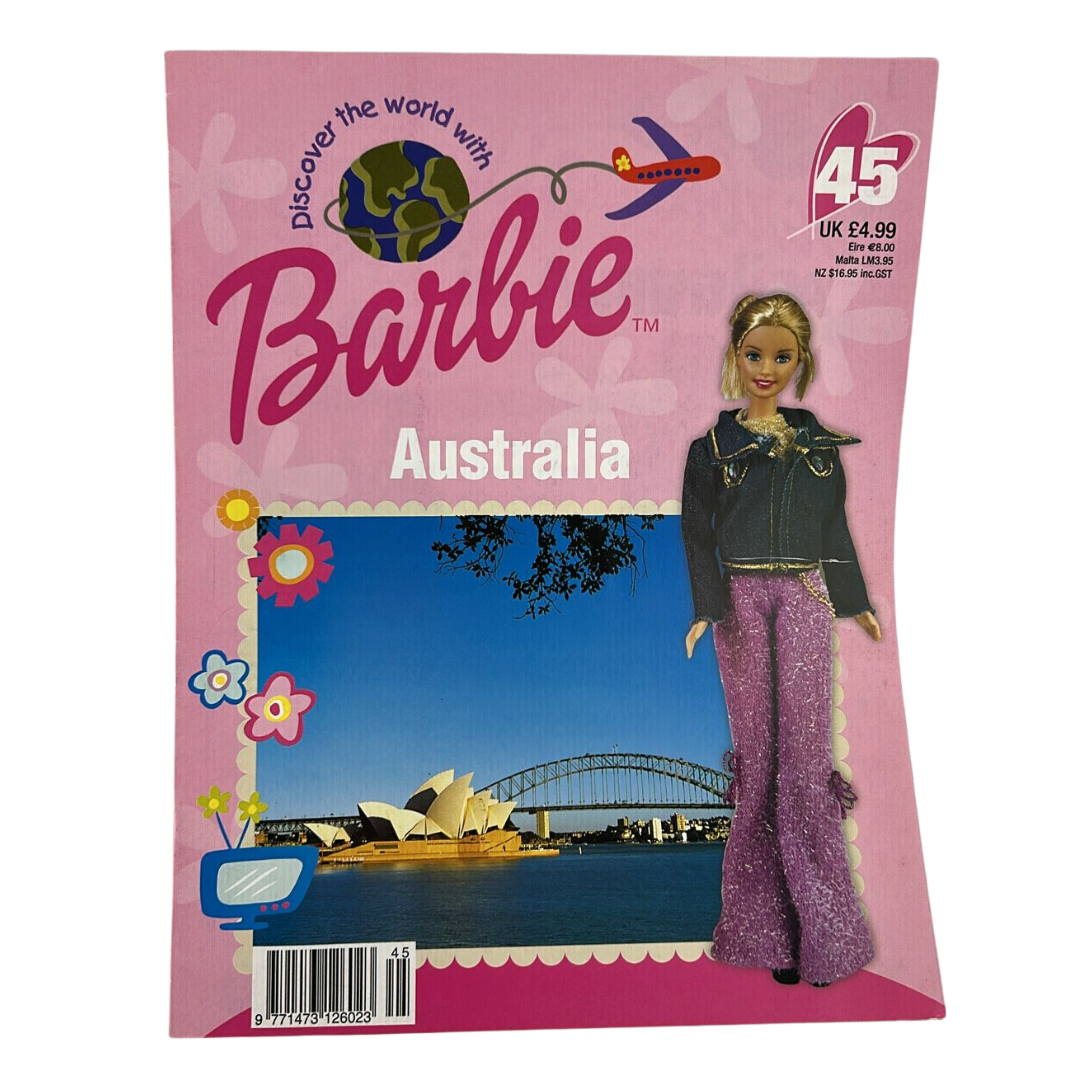 Barbie Discover The World With Barbie Australia issue #45 magazine & outfit