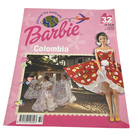 Barbie Discover The World With Barbie Columbia issue #32 magazine