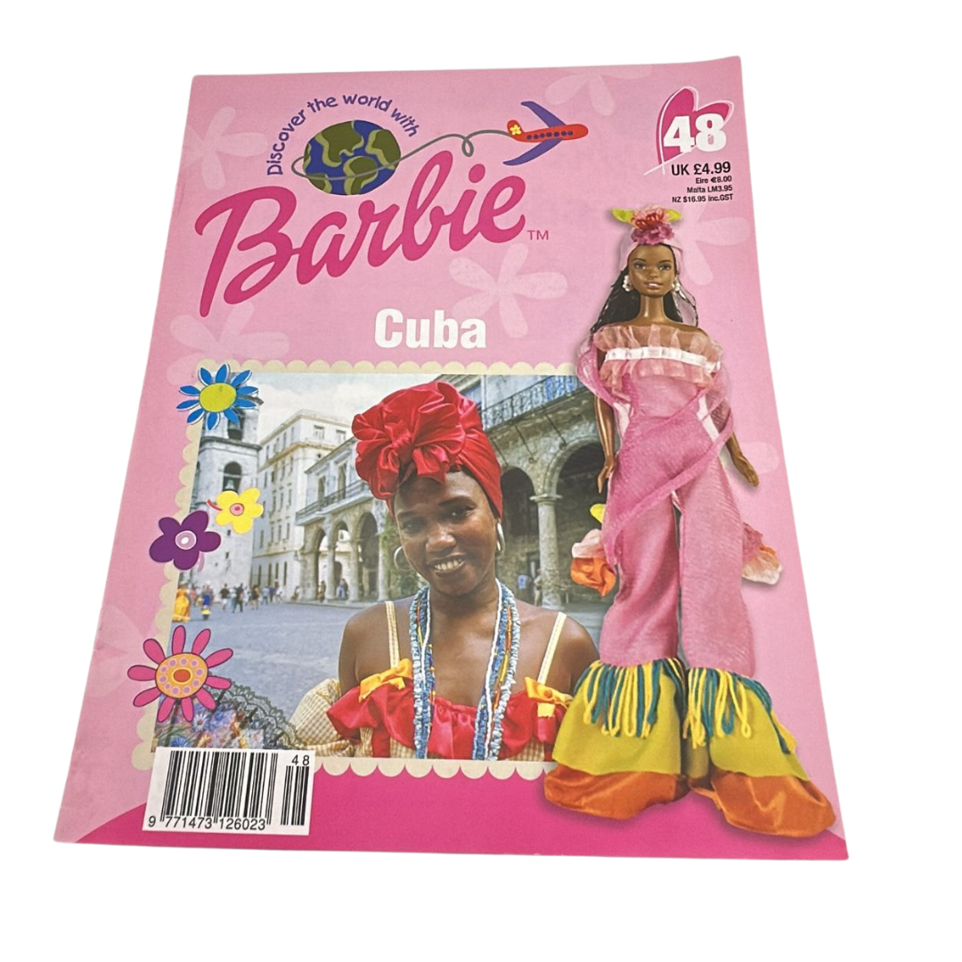 Barbie Discover The World With Barbie Cuba issue #48 magazine & outfit