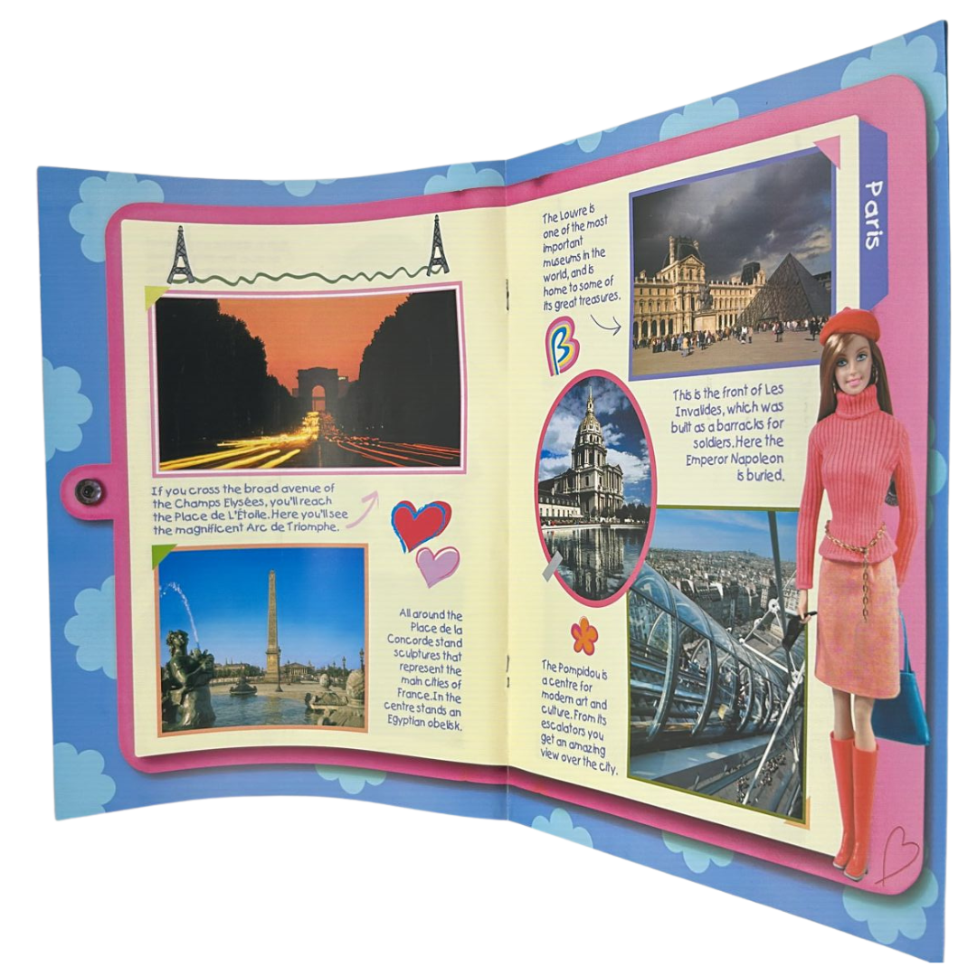 Barbie Discover The World With Barbie Paris issue #41 magazine & outfit