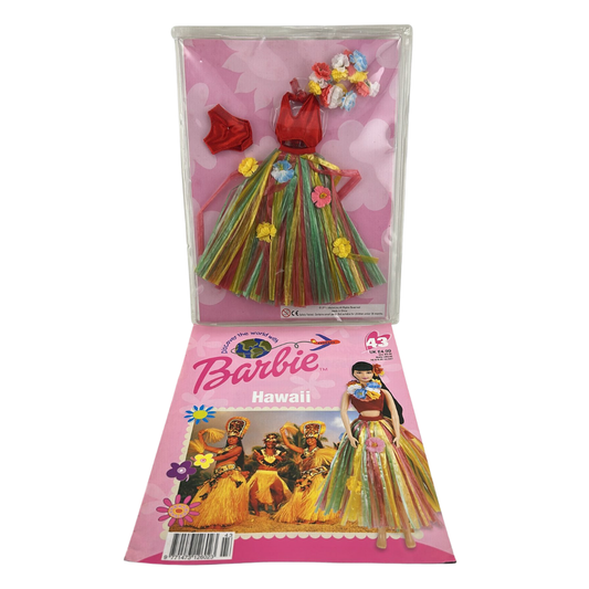 Barbie Discover The World With Barbie Hawaii issue #43 magazine & outfit