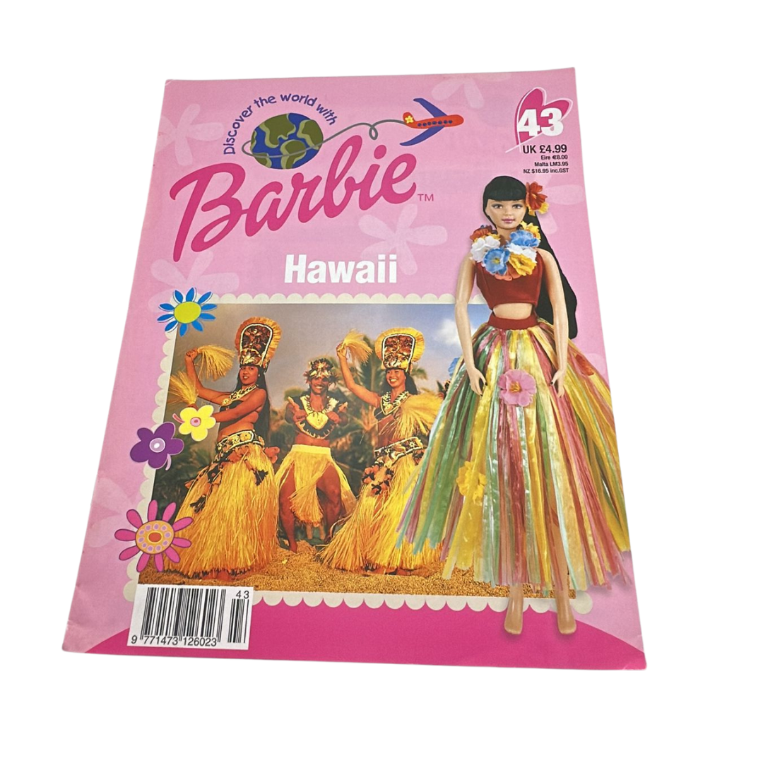 Barbie Discover The World With Barbie Hawaii issue #43 magazine & outfit