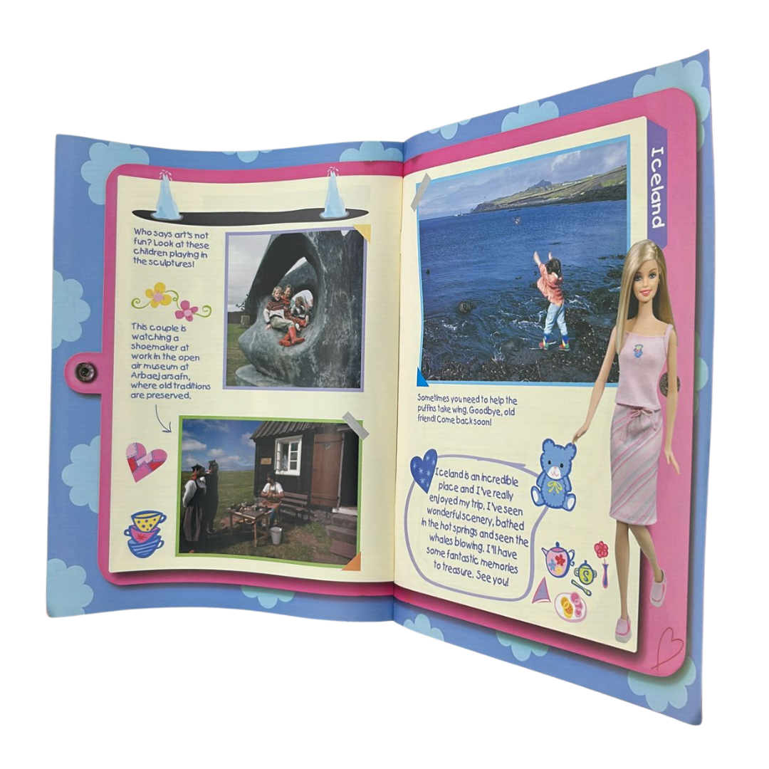 Barbie Discover The World With Barbie Iceland issue #39 magazine & outfit