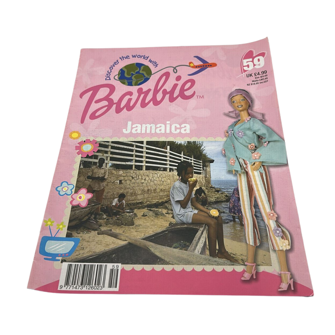 Barbie Discover The World With Barbie Jamaica issue #59 magazine & outfit