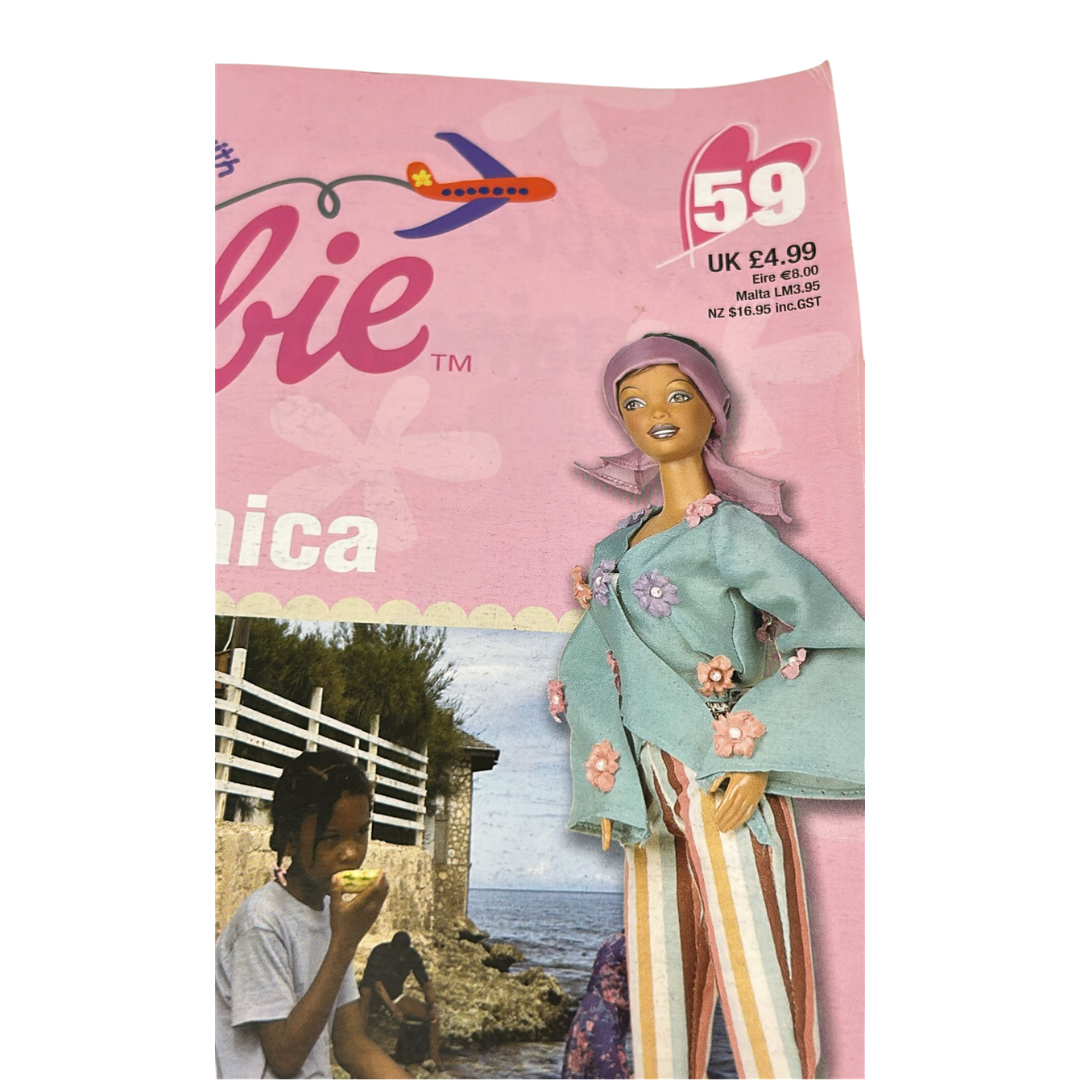 Barbie Discover The World With Barbie Jamaica issue #59 magazine & outfit