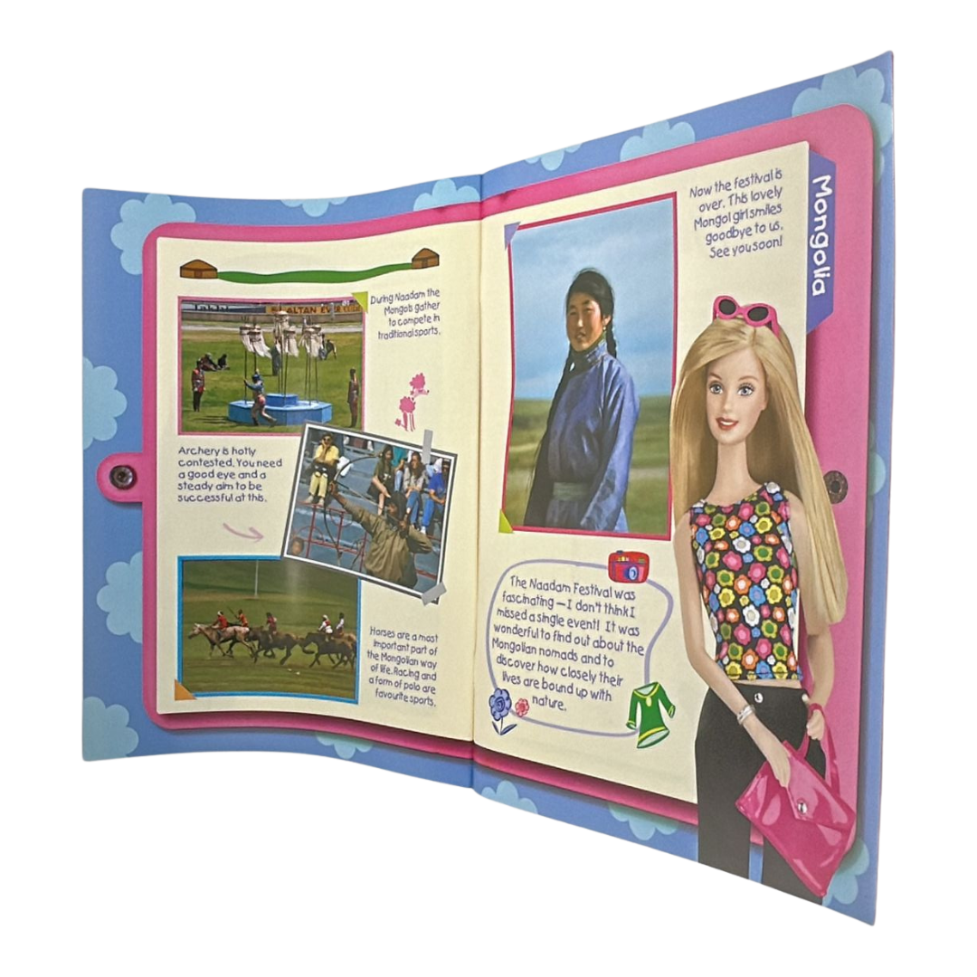 Barbie Discover The World With Barbie Mongolia issue #37 magazine & outfit