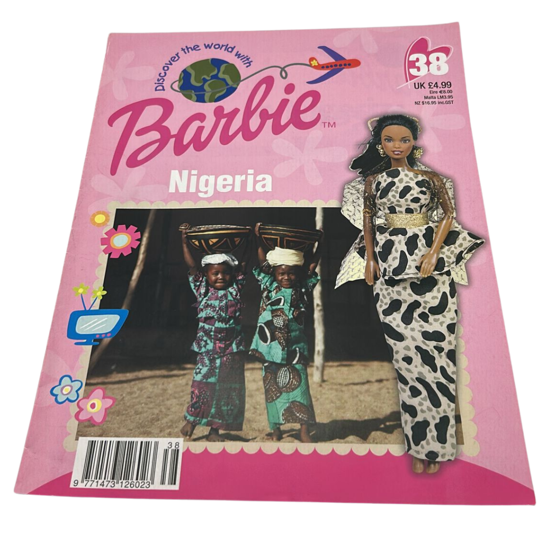 Barbie Discover The World With Barbie Nigeria issue #38 magazine & outfit
