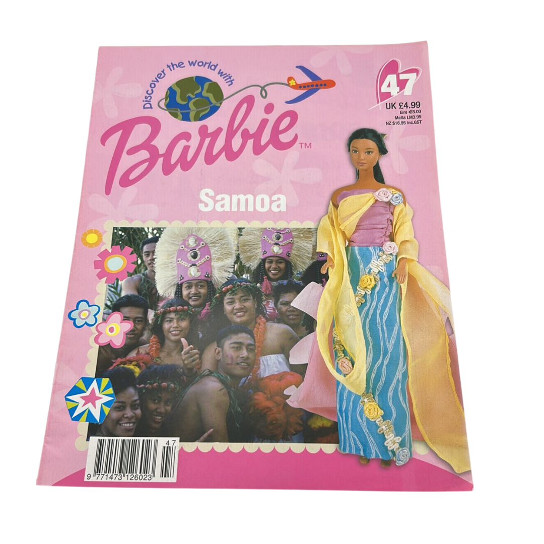 Barbie Discover The World With Barbie Samoa issue #47 magazine & outfit