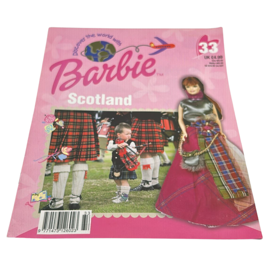 Barbie Discover The World With Barbie Scotland issue #33 magazine