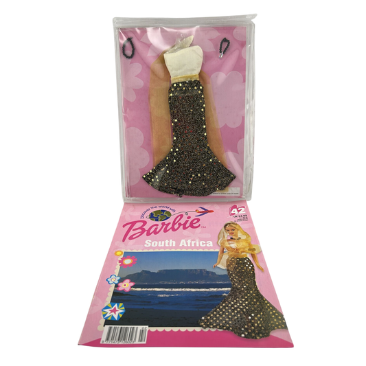 Barbie Discover The World With Barbie South Africa issue #42 magazine & outfit