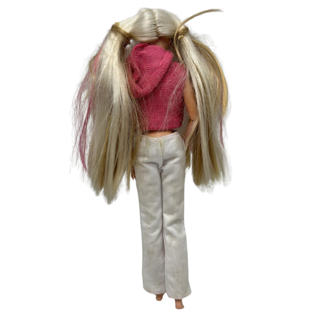 Barbie 1998 genuine doll by Mattel in clothign shown made in Indonesia