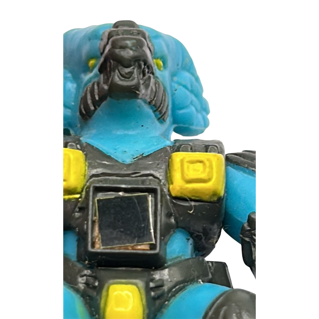 Battle Beasts Bighorn Sheep complete & NON working run by Hasbro Big Horn 301