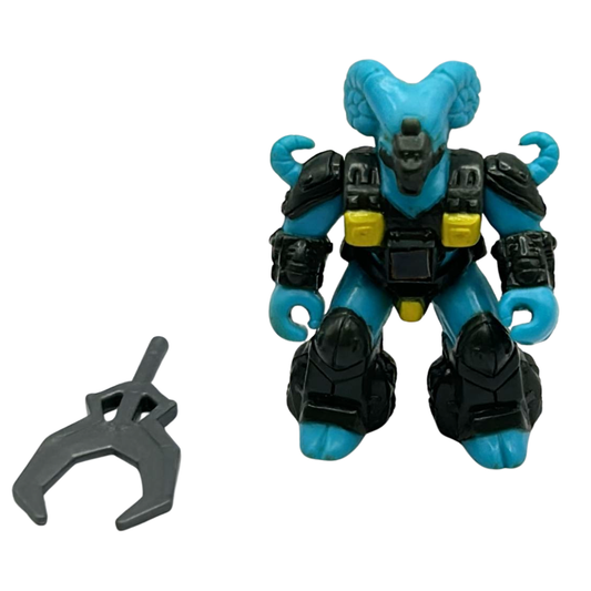 Battle Beasts Bighorn Sheep complete & NON working run by Hasbro Big Horn 301