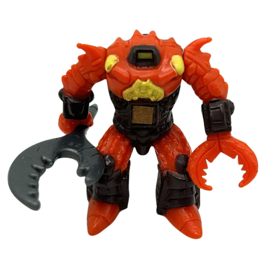 Battle Beasts Crusty Crab with weapon no rub 437