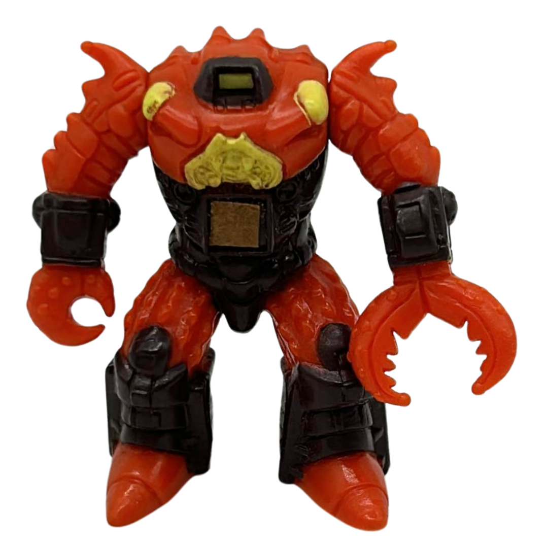 Battle Beasts Crusty Crab with weapon no rub 437