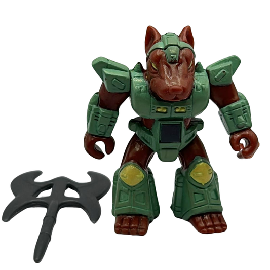 Battle Beasts Danger Dog complete & working rub (water) by Hasbro 310A