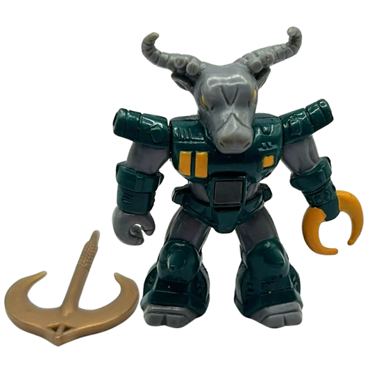 Battle Beasts Romain Buffalo complete & working rub (wood) by Hasbro 306A