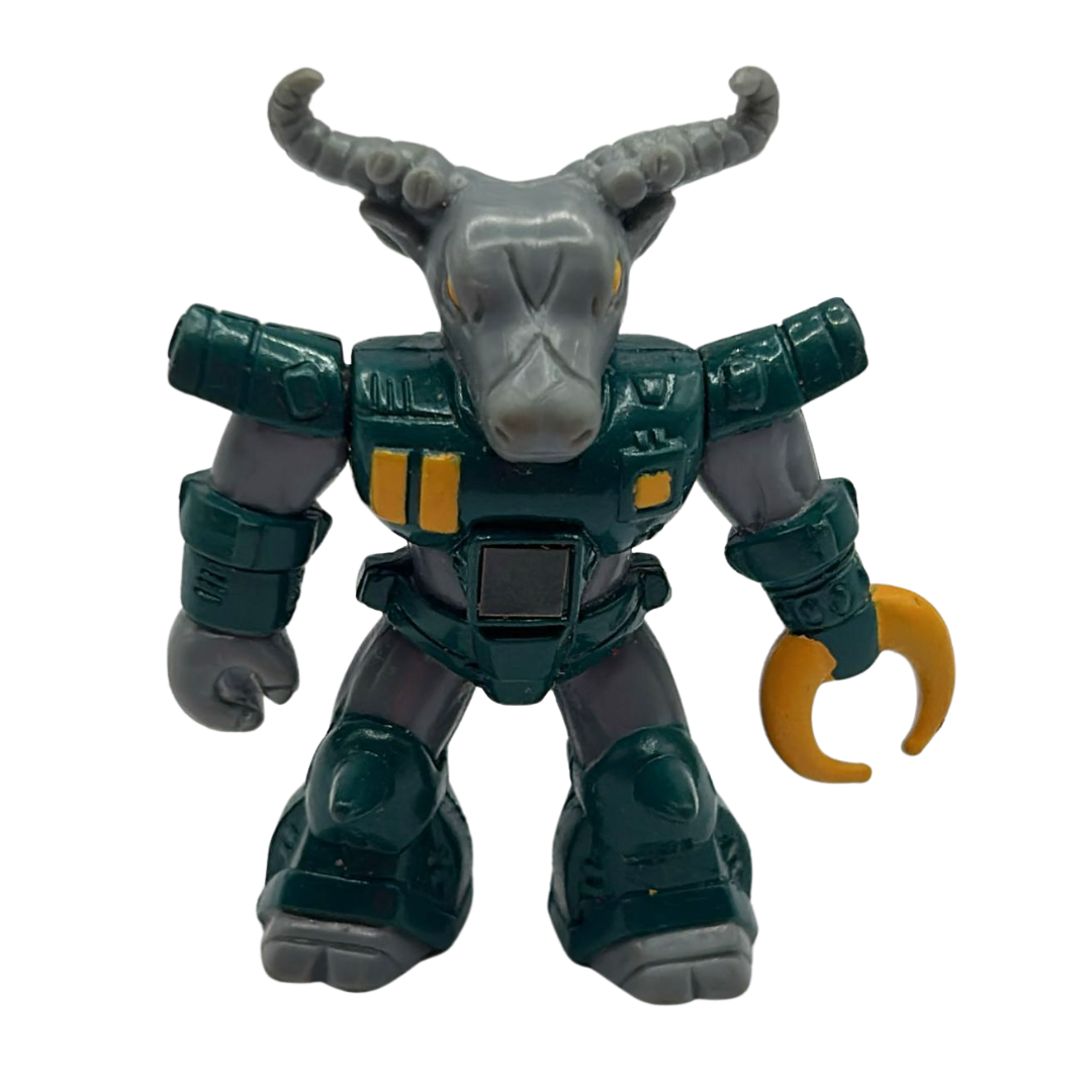 Battle Beasts Romain Buffalo complete & working rub (wood) by Hasbro 306A