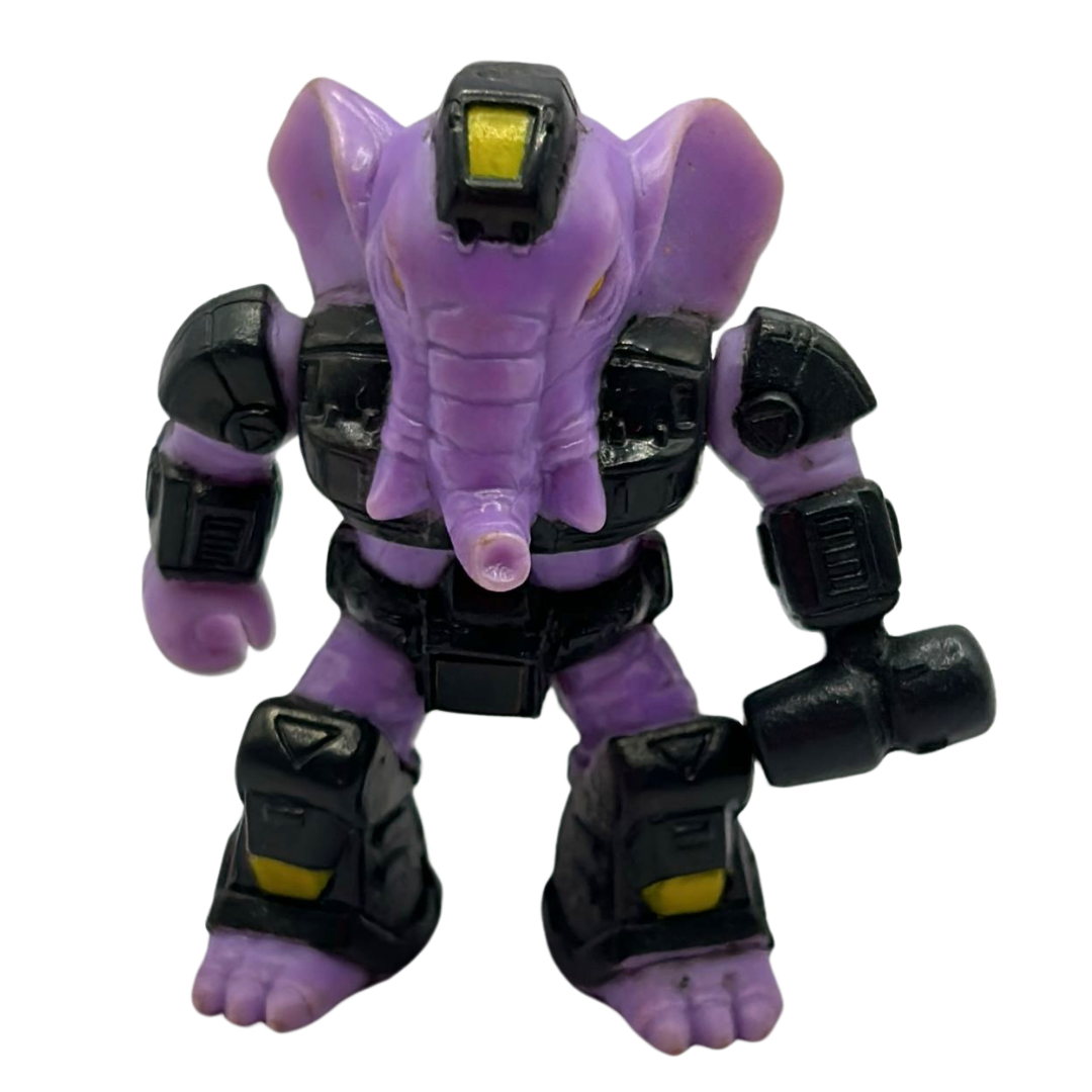Battle Beasts Sledgehammer Elephant complete & NON working rub by Hasbro 308A