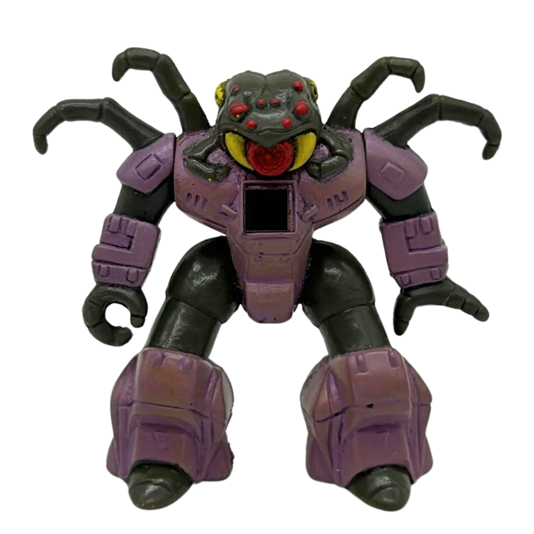 Battle Beasts Webslinger Spider figure complete with weapon but no rub 446