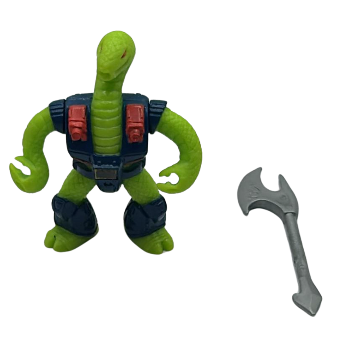 Battle Beasts triple Threat Snake complete & working rub (fire) by Hasbro 416A