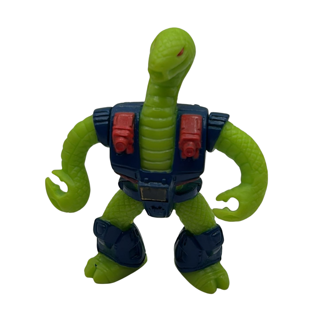 Battle Beasts triple Threat Snake complete & working rub (fire) by Hasbro 416A