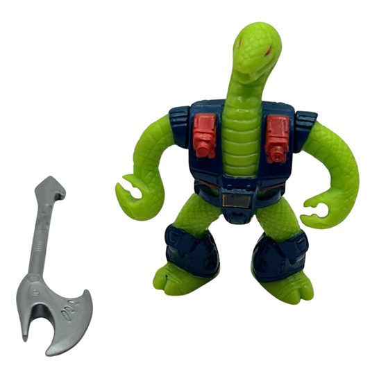 Battle Beasts triple Threat Snake complete & working rub (fire) by Hasbro 416A