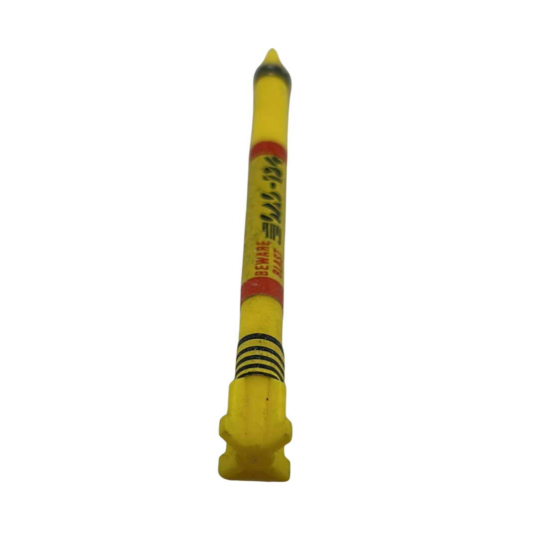 Action Force Hawk yellow missile part with sticker by Palitoy 152