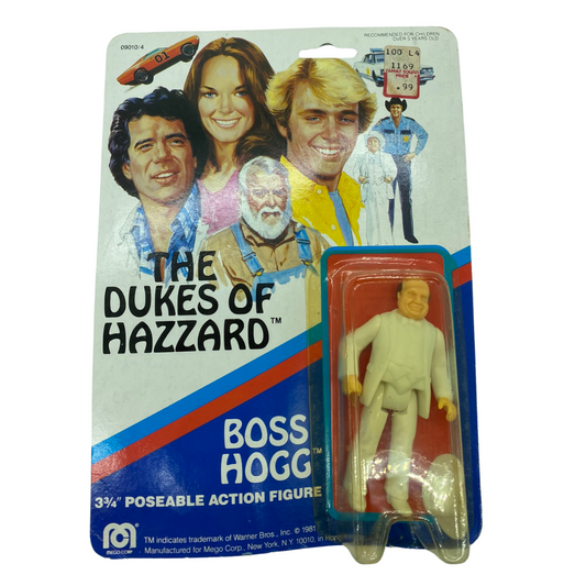 Mego Dukes Of Hazzard Boss Hogg MOC 3/4" figure