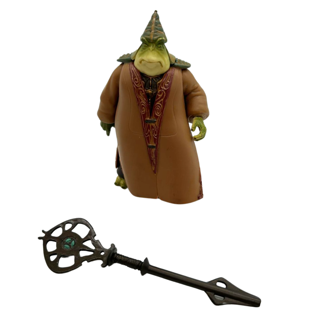 Star Wars Boss Nass with Gungan staff 32