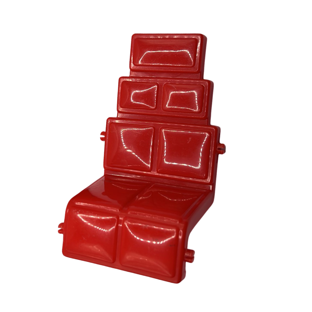 Bravestarr Fort Kerium red chair part by Mattel, Brave Star 984