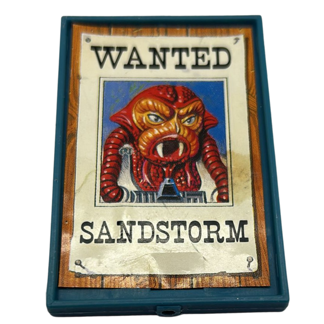 Bravestarr Fot Kerium Sandstorm Wanted poster part by Mattel, Brave Star 979
