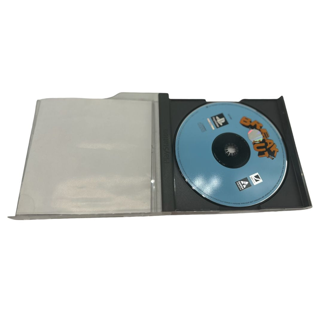 Breakout PS1 Sony PlayStation 1 Game - With Manual
