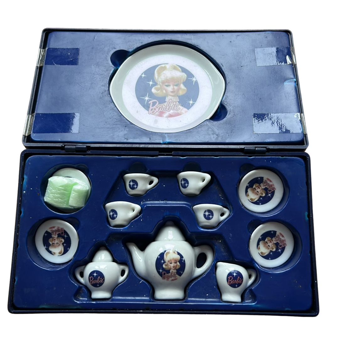 Barbie China Tea Set Miniature Nostalgic Chilton toys