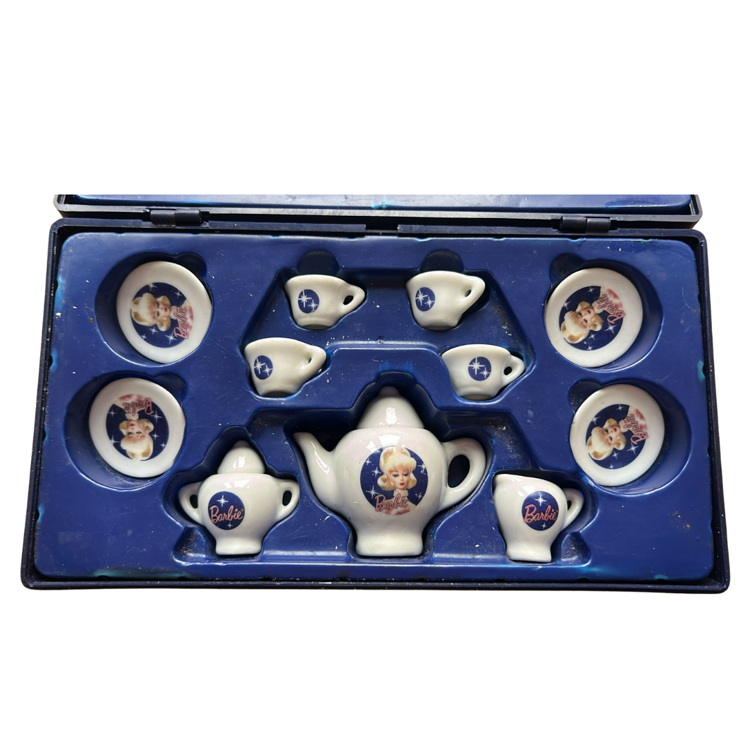 Barbie China Tea Set Miniature Nostalgic Chilton toys