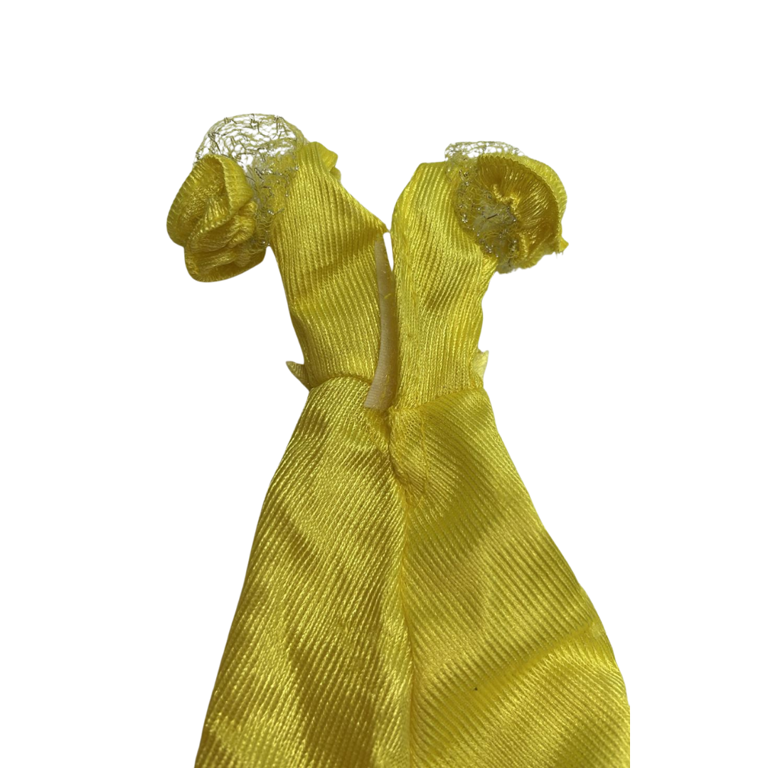 Barbie yellow dress for vintage Barbie doll 36